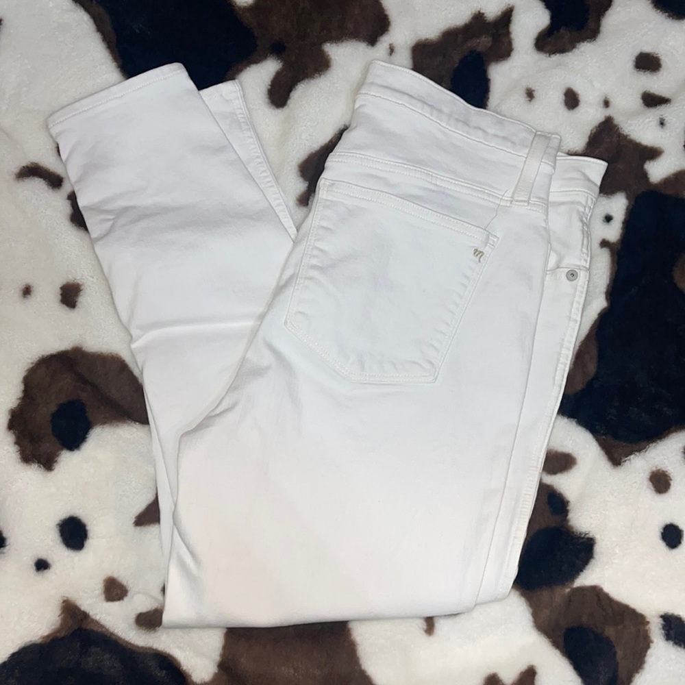 Madewell | 10" High-Rise Skinny Jeans in Pure White | size 32